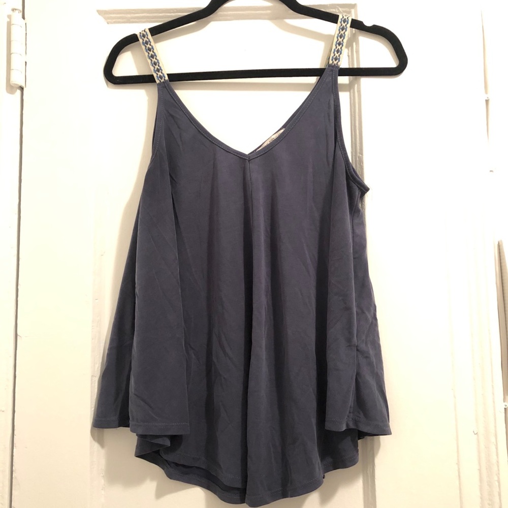 Green Envelope Blue Tank